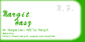 margit hasz business card